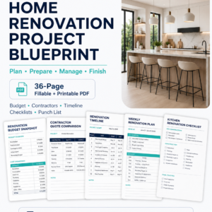 The Home Renovation Project Blueprint